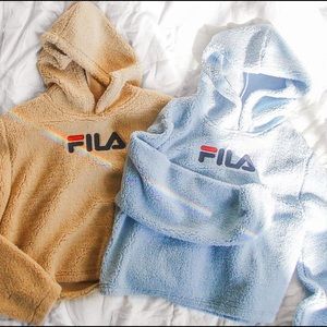 SOLD! Fila X Urban Outfitters Teddy Hoodie